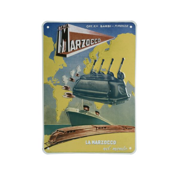 La Marzocco metalen vintage bord