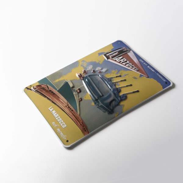 La Marzocco metalen vintage bord