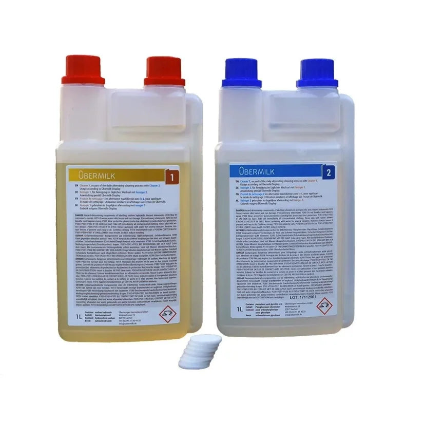 Übermilk melkreiniger + filterdiscs voor 160dagen