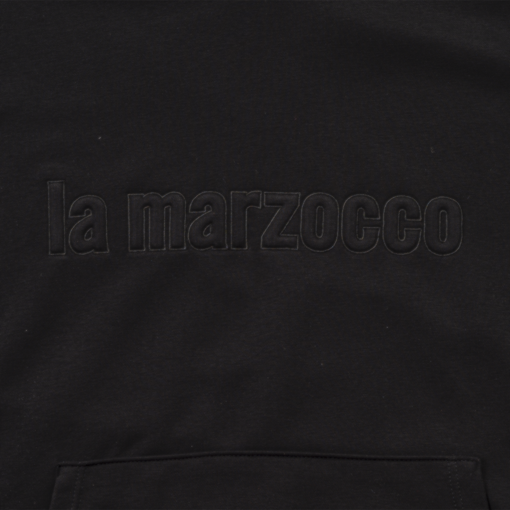 Black Hoodie with 3D La Marzocco Logo
