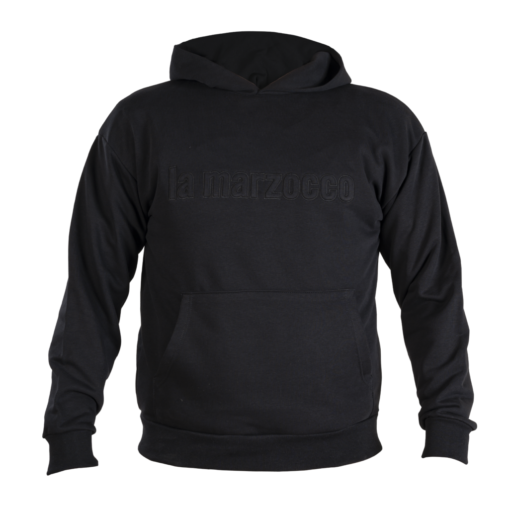 Black Hoodie with 3D La Marzocco Logo