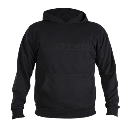 Black Hoodie with 3D La Marzocco Logo