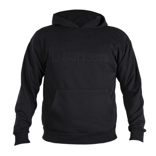 Black Hoodie with 3D La Marzocco Logo