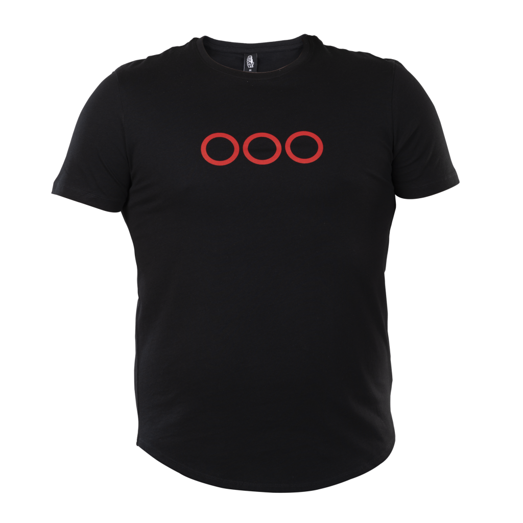 3 buttons tee