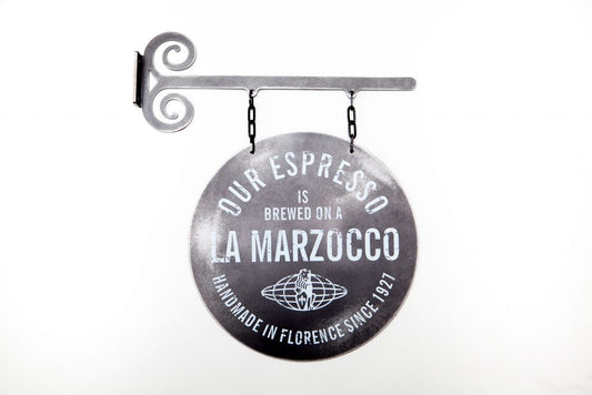 Metalen La Marzocco sign
