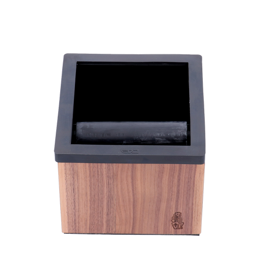 Knockbox met walnoot hout afwerking