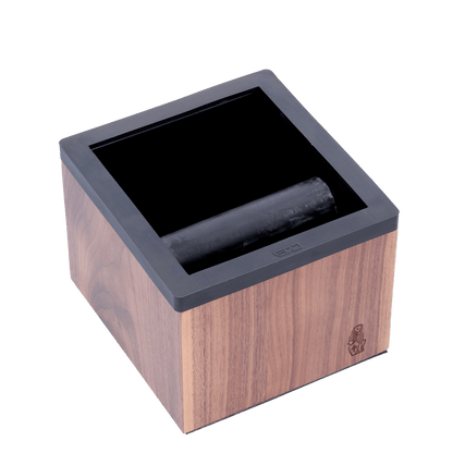 Knockbox met walnoot hout afwerking